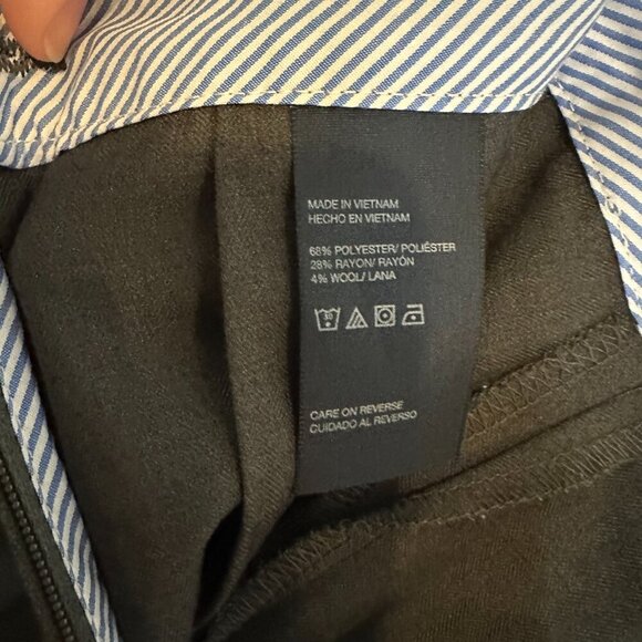 Tommy Hilfiger Pleated Skirt Womens 0 Charcoal Lined Zipper NWT - Picture 4 of 4